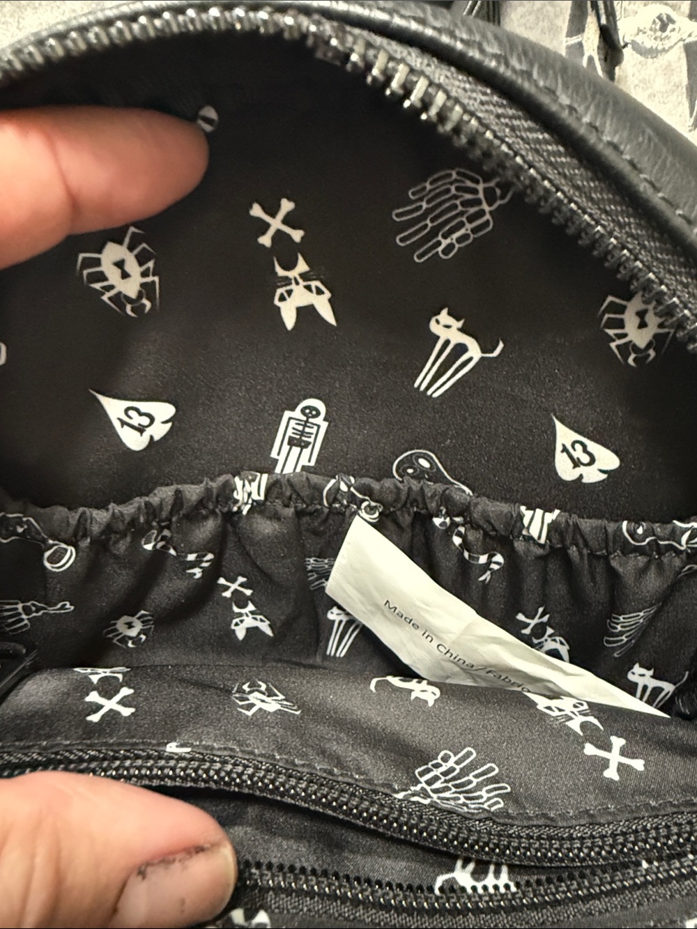 Loungefly The Nightmare Before Christmas Oogie Boogie Roulette Wheel Crossbody - Picture 6 of 9